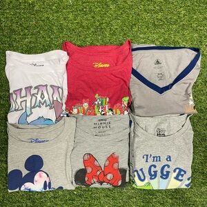 Disney Character T-Shirt Bundle - Women’s Large